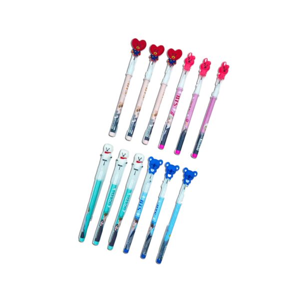 BTS BT21 Push Stack Pencils with Lead Bullet