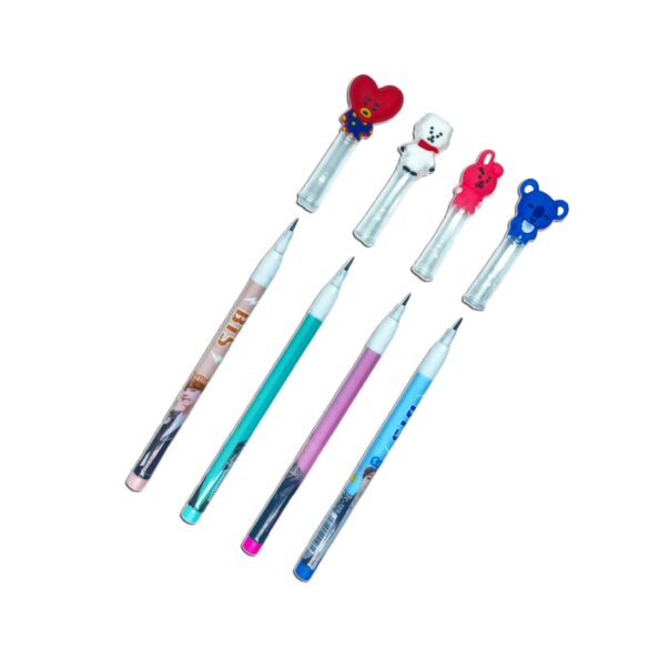 BTS BT21 Push Stack Pencils with Lead Bullet