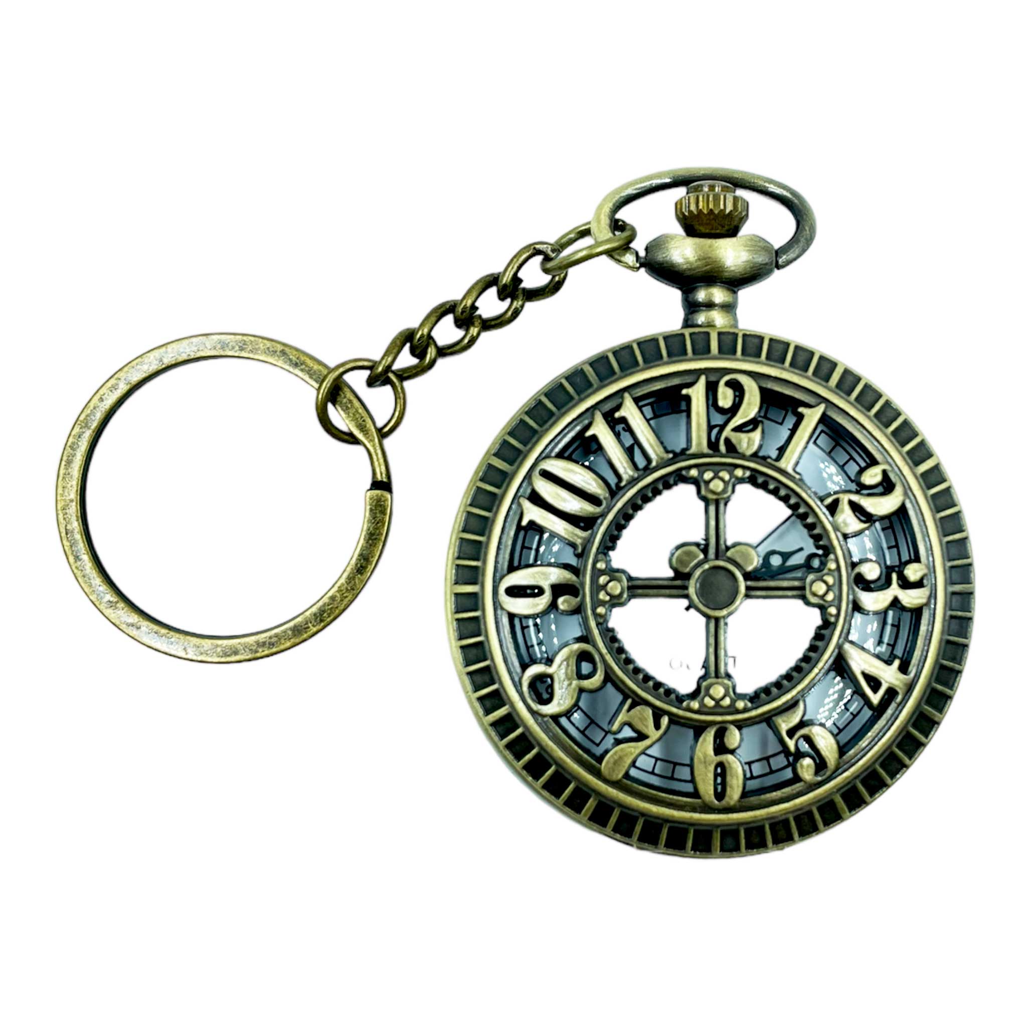 Buy Gt Gala Time Gold Metal Butterfly Theme Analog Gandhi Style Round Dial  Pocket Watch Key Chain Car Bike Key Chain Online at Best Prices in India -  JioMart.