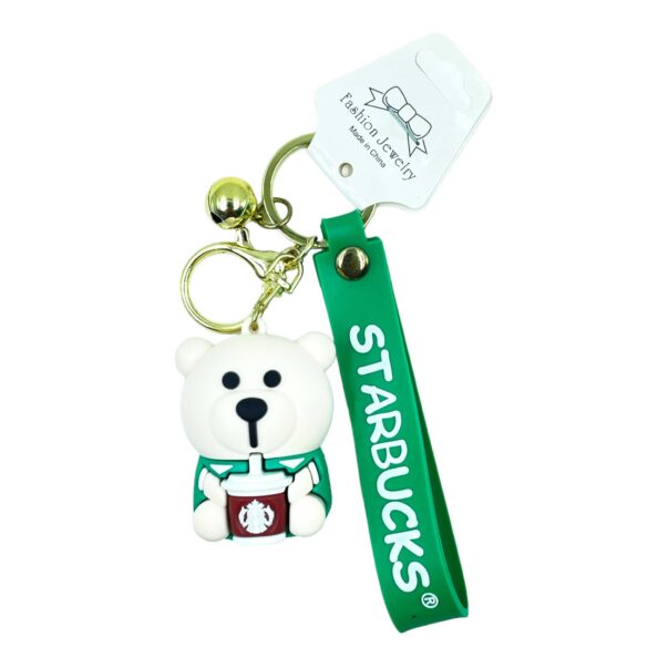 3d Silicone with Lanyard Metal Key Chain