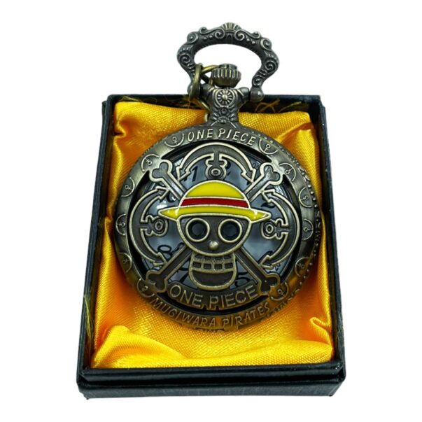 Pocket Watch with Metallic Key Chain