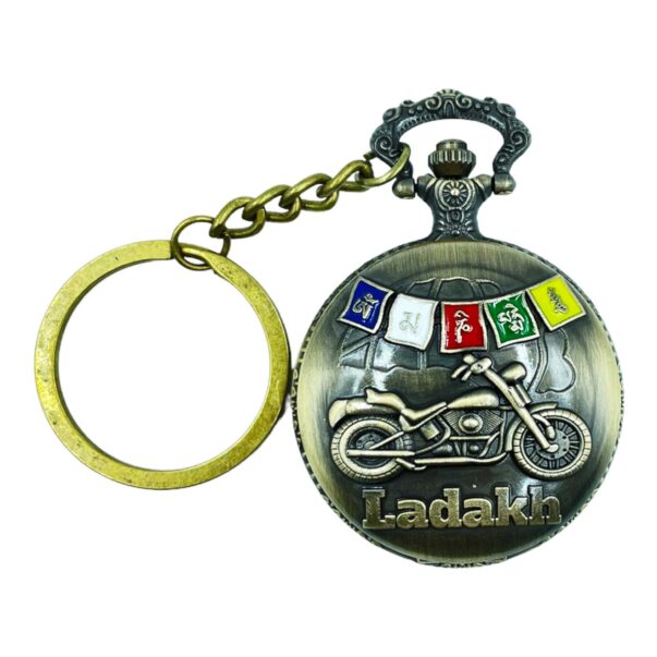 Pocket Watch with Metallic Key Chain