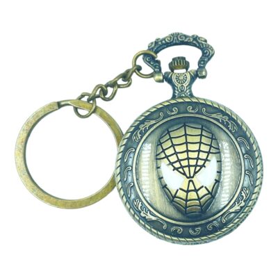 Pocket Watch with Metallic Key Chain