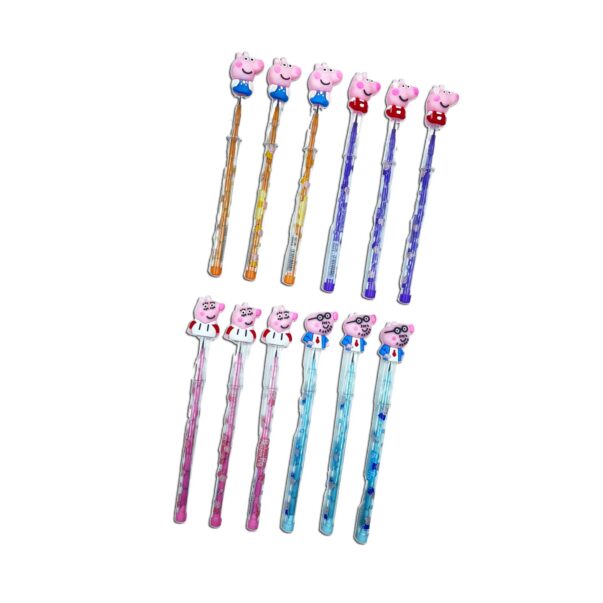 Peppa Push Stack Pencils with Lead Bullet