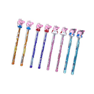 Peppa Push Stack Pencils with Lead Bullet