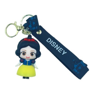 3d Silicone with Lanyard Metal Key Chain