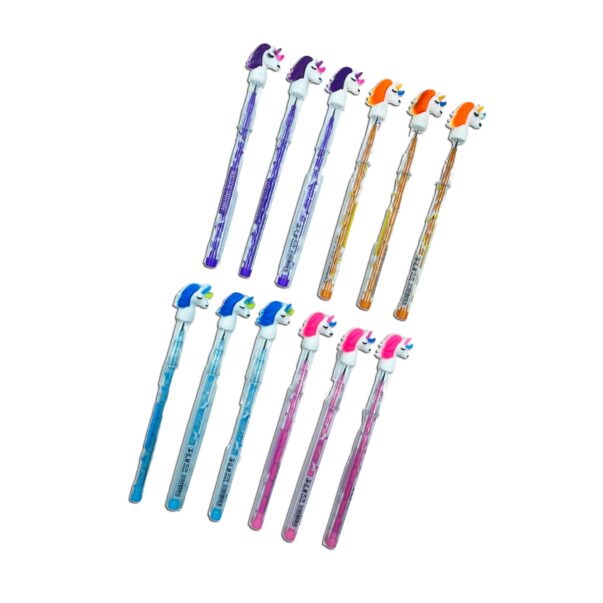 Unicorn Push Stack Pencils with Lead Bullet