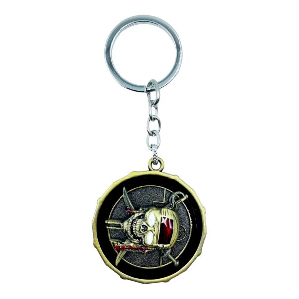 Rotating Spinning Metal Keychain