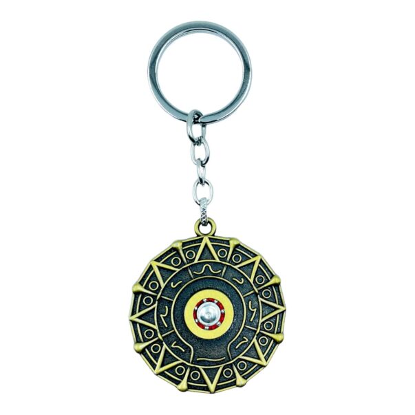 Rotating Spinning Metal Keychain