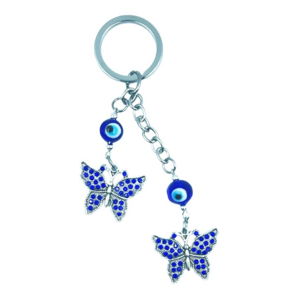 Butterfly Evil Eye Vaastu Key Chain