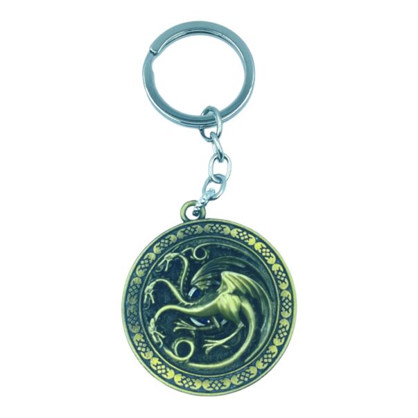 Rotating Spinning Metal Keychain