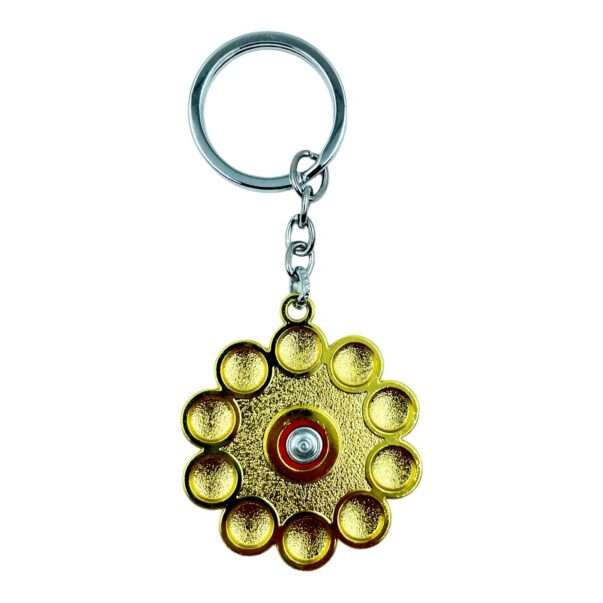 Rotating Spinning Metal Keychain