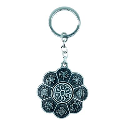 Rotating Spinning Metal Keychain