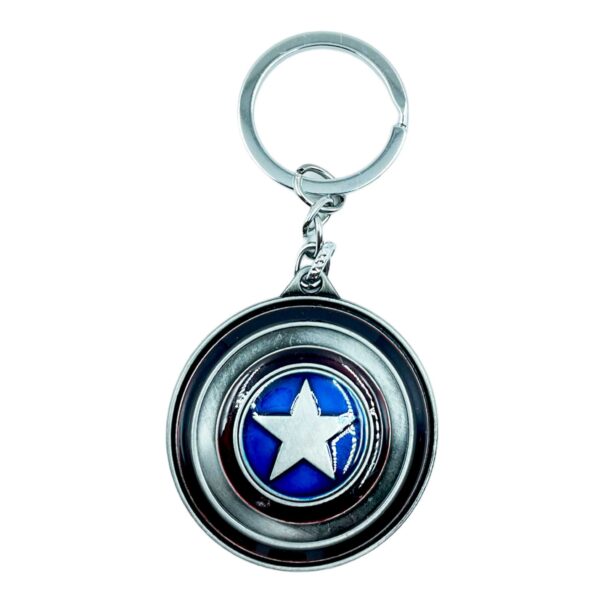 Rotating Spinning Metal Keychain