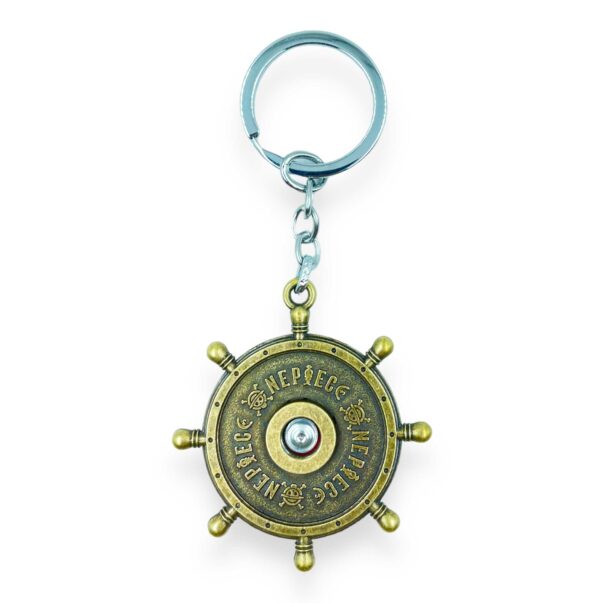 Rotating Spinning Metal Keychain