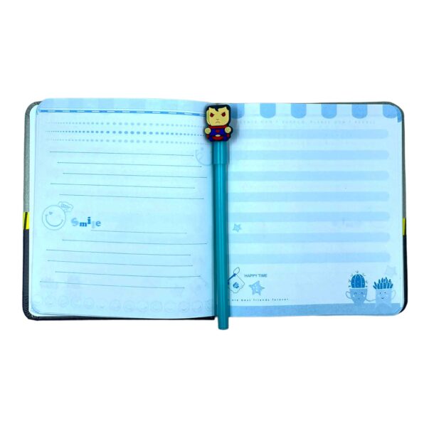 Super Hero A5 Diary/Notebook with Pen (