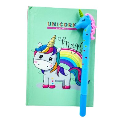 Spiral Diary with Butterfly Pop it toy and assorted Pen