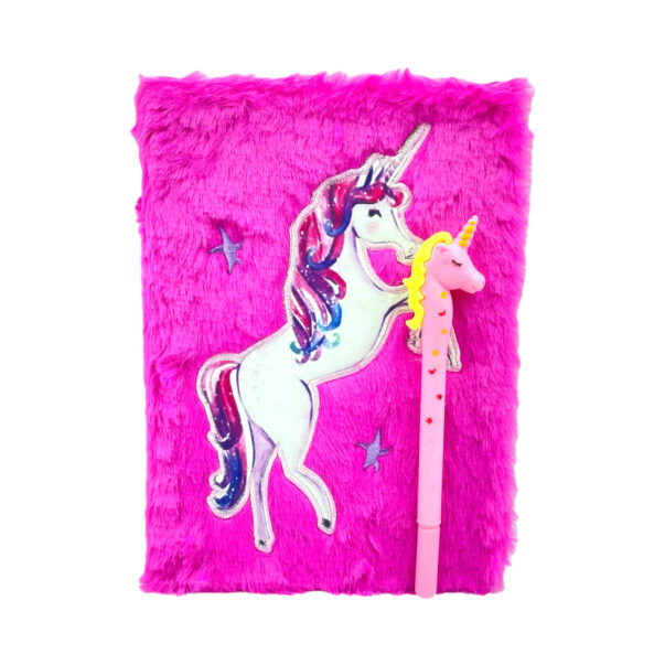 Unicorn A5 Magnet Diary with assorted 1 Pen and Pencil