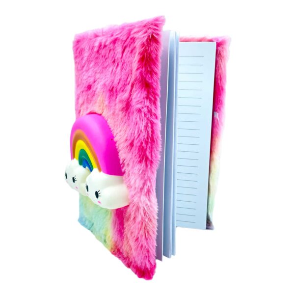 Unicorn Fur Diary with Plush toy