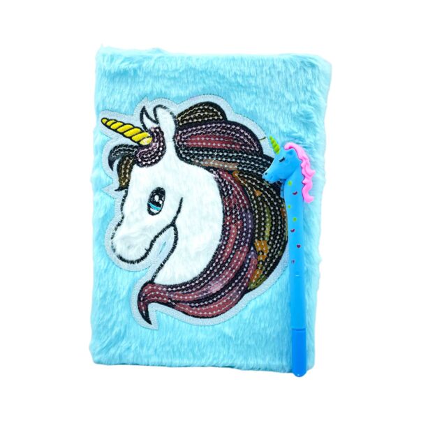 Unicorn A5 Magnet Diary with assorted 1 Pen and Pencil