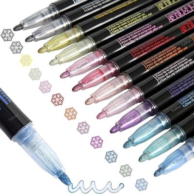 Outline Metallic Sketch Pen Set Marker