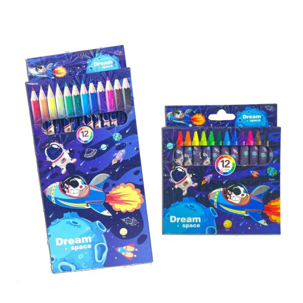 Unicorn & Astronaut Pencil Color for Art and Craft