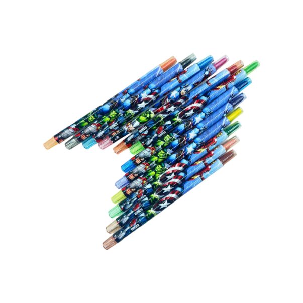 Avengers Rolling 12 Colourful Sticks Crayons