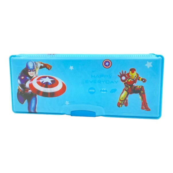 Avengers Pencil Box included Board Marker & Sharpener with Magnet Lock