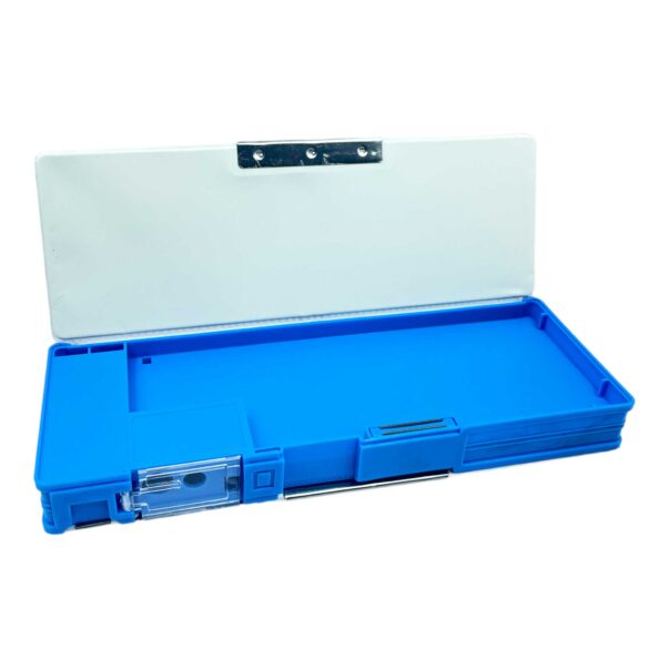 Frozen Pencil Box Built-in 2 Sharpeners with Magnet Lock