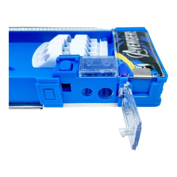 Frozen Pencil Box Built-in 2 Sharpeners with Magnet Lock