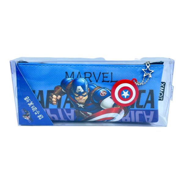 Pencil Pouch with Avenger keychain tag for Kids