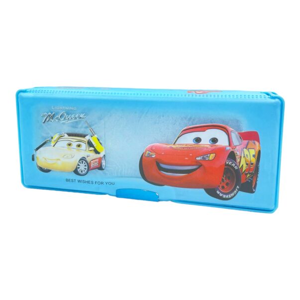 Car Pencil Box included Board Marker & Sharpener with Magnet Lock