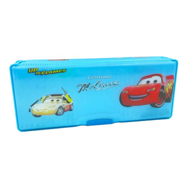 Car Pencil Box included Board Marker & Sharpener with Magnet Lock