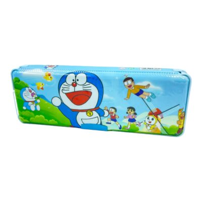 Doraemon LED Pencil Box Built-in 2 Sharpeners with Magnet Lock