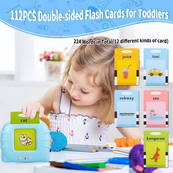 English Talking Flash Cards for Kids