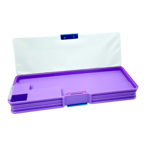 Frozen LED Pencil Box Built-in 2 Sharpeners with Magnet Lock