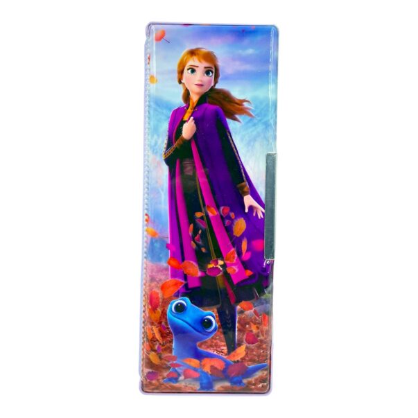 Frozen Pencil Box Built-in 2 Sharpeners with Magnet Lock