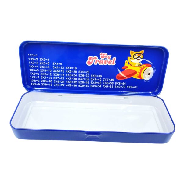 Double layer Metal Pencil Box Case