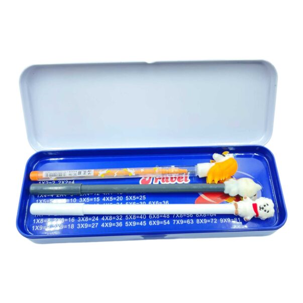 Double layer Metal Pencil Box Case