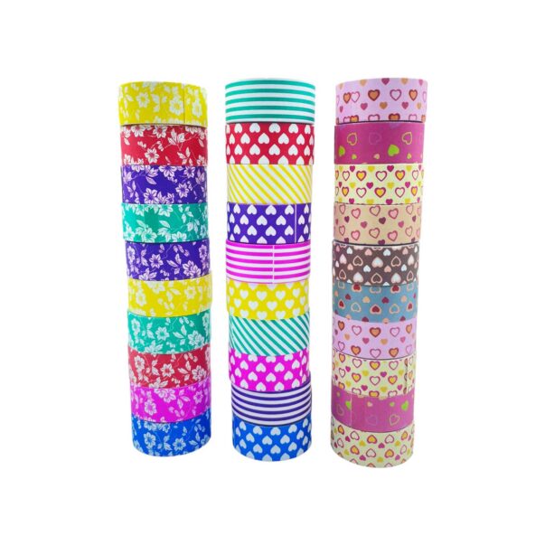 Printed Paper Tape T2 Rolls for Decorative Art Craft and DIY