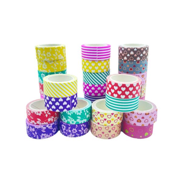 Printed Paper Tape T2 Rolls for Decorative Art Craft and DIY