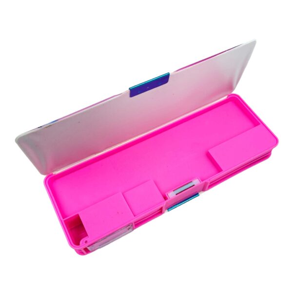 Princess LED Pencil Box Built-in 2 Sharpeners with Magnet Lock