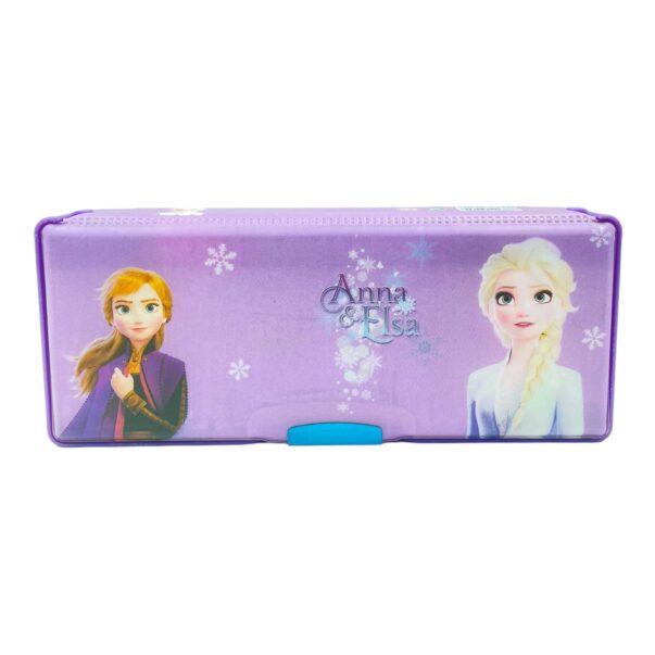 Frozen Pencil Box included Board Marker & Sharpener with Magnet Lock