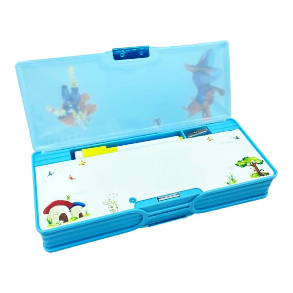 Double layer Metal Pencil Box Case