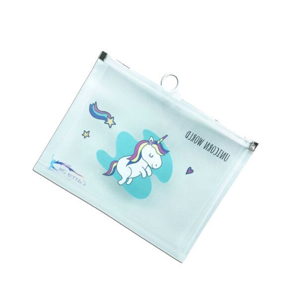 Unicorn Transparent Pouches for Kids