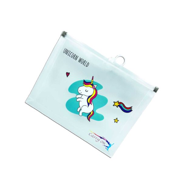 Unicorn Transparent Pouches for Kids