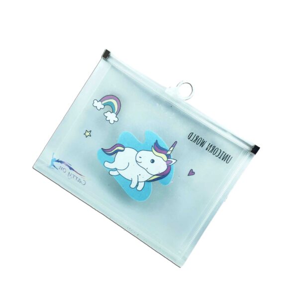 Unicorn Transparent Pouches for Kids