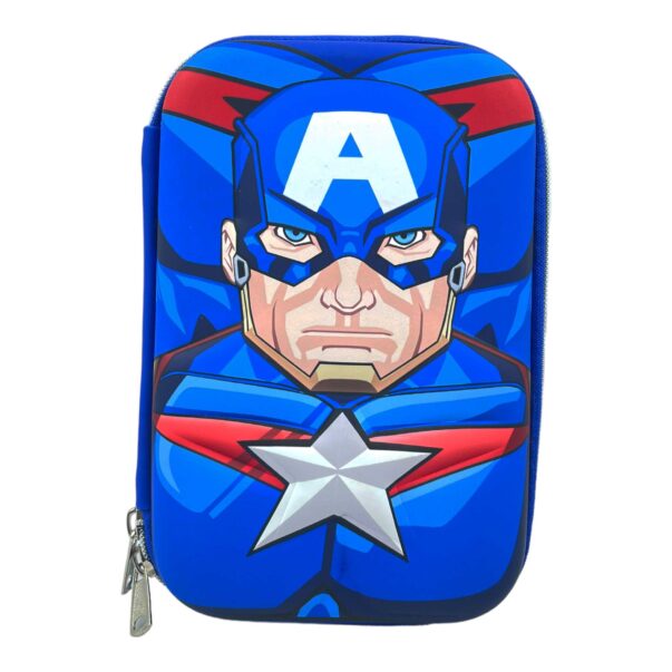 Captain America Zipper Pencil Case, Stationery kit