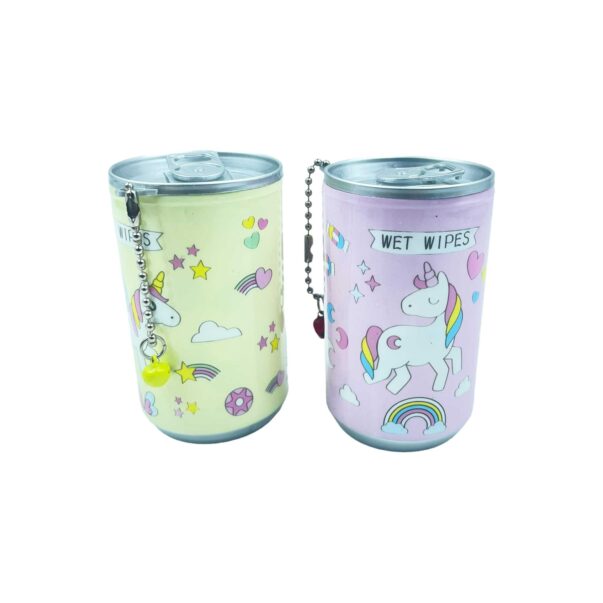 Unicorn Tin Portable Wet Wipes Tissue