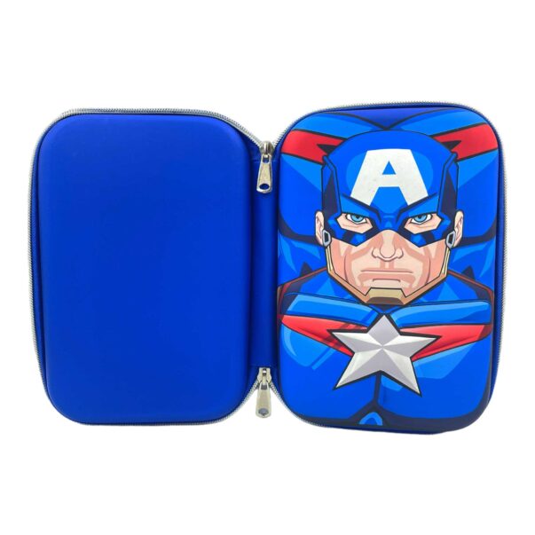 Captain America Zipper Pencil Case, Stationery kit